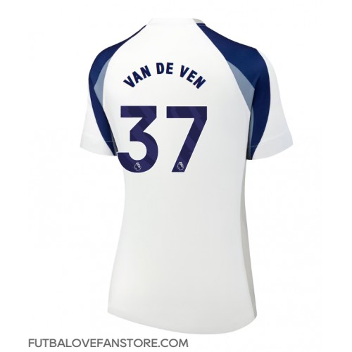 Tottenham Hotspur Micky van de Ven #37 Domáci Ženy futbalový dres 2025-26 Krátky Rukáv Tottenham Hotspur Micky van de Ven #37 Domáci Ženy futbalový dres 2025-26 Krátky Rukáv